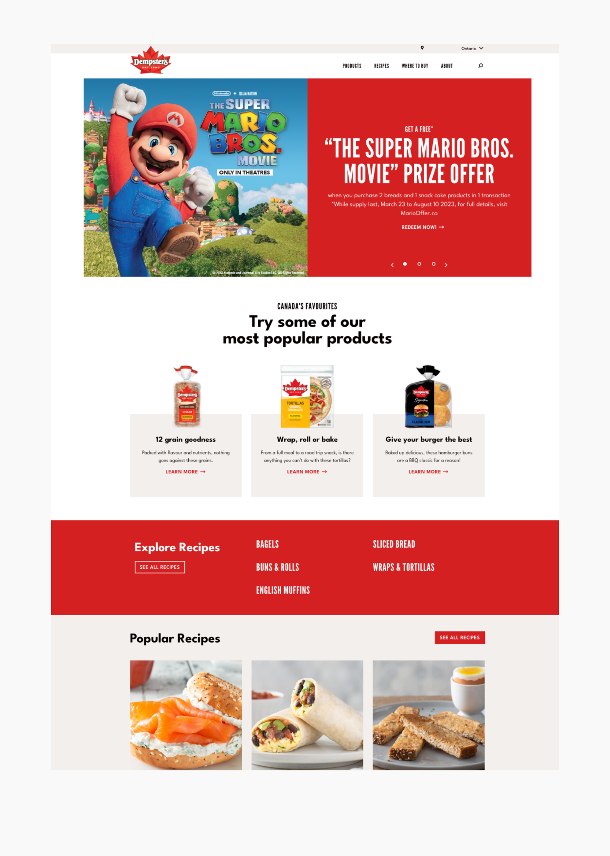 dempsters desktop screens